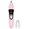 Tondeuse pour les poils du nez, tondeuse professionnelle indolore pour les oreilles et le visage, rechargeable par Type-C, av