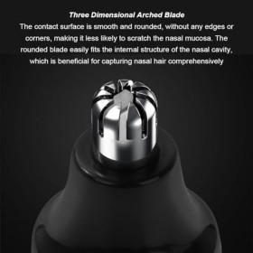 Tondeuse Nez Rechargeable,Tondeuse Nez Oreilles Homme,USB Rechargeable Tondeuse Électrique pour le Nez et les Oreilles,Épilat