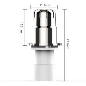 Tête de Rechange pour Coupe-poils du Nez,Tondeuses pour Poils de Nez Embouts Lames de Rechange,Accessoires pour One Blade Nez