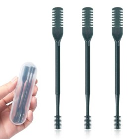 PlusBee Tondeuse nasale 2 en 1 rotative à 360 °, épilateur manuel et nettoyeur, tondeuse portable double face pour homme et f