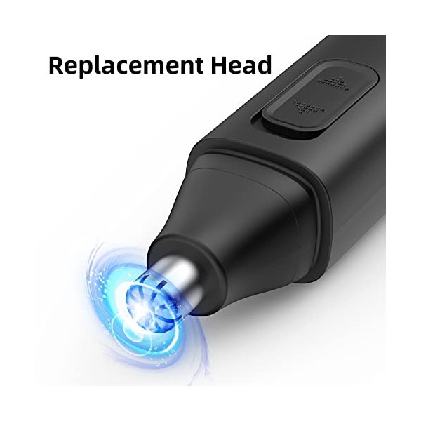 Tondeuse pour les oreilles et le nez pour les hommes et les femmes Tondeuse rechargeable avec des lames à double