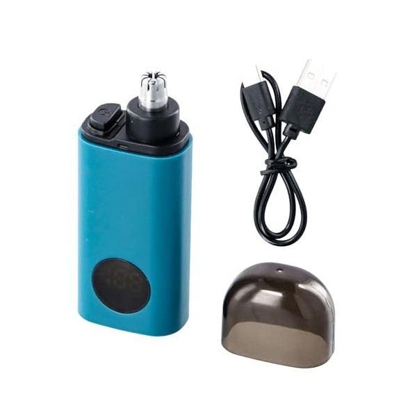 Tondeuse Nez, Tondeuse à Poils de Nez Rechargeable par USB, Tondeuse pour Hommes et Femmes, Coupe Bordures Portable, Imperméa