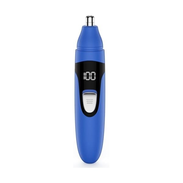 Tondeuse pour les poils du nez, tondeuse professionnelle indolore pour les oreilles et le visage, rechargeable par Type-C, av