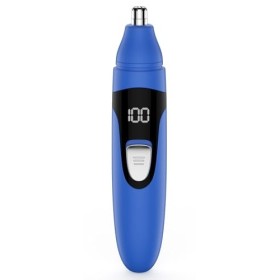 Tondeuse pour les poils du nez, tondeuse professionnelle indolore pour les oreilles et le visage, rechargeable par Type-C, av