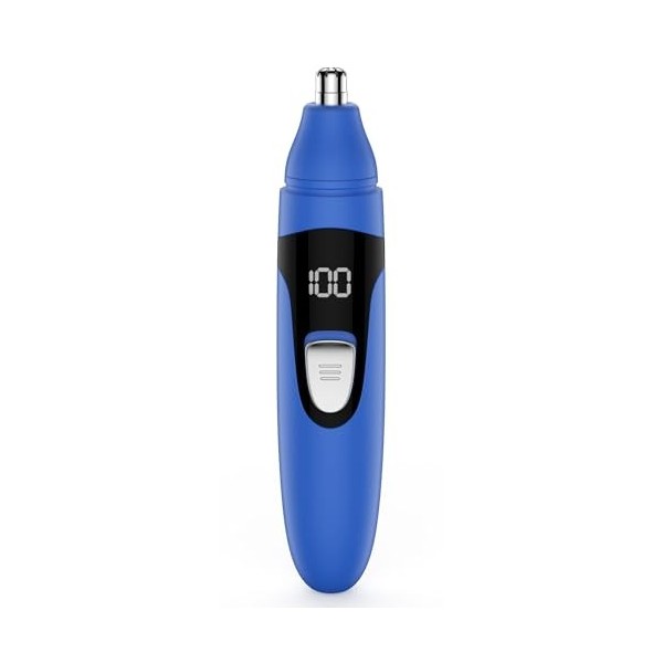Tondeuse pour les poils du nez, tondeuse professionnelle indolore pour les oreilles et le visage, rechargeable par Type-C, av