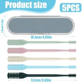 RAMGLYO 5 Pièces Tondeuse Nez 2-en-1, Coupe Poils Nez Manuel pour Hommes et Femmes, Sans Piles