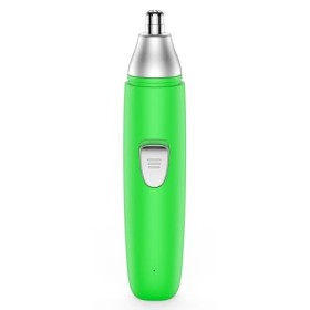 Tondeuse pour les poils de nez pour hommes Tondeuse électrique à poils de nez avec lame en acier inoxydable, design portable 