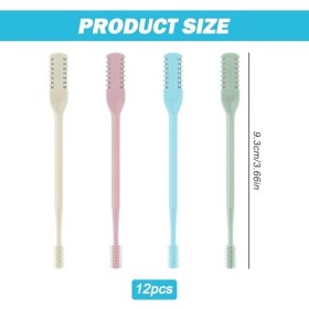 SPORWAY 12 pièces Tondeuse pour poils du nez : tondeuse à poils nasaux 2 en 1, tondeuse à poils nasales double face, tondeuse