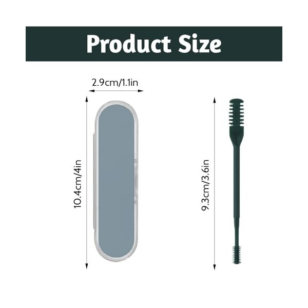 3 pièces Coupe cheveux Nasal,Rotatif à 360 Degrés Outil dÉpilation Manuelle Portable pour Narines pour Hommes et Femmes Ver