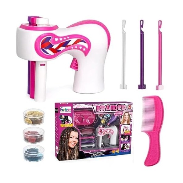 892-1 Outils de coiffure Coiffure Décoration de coiffure Machine à tresser automatique, tresse à trois torsions DIY Kit de tr