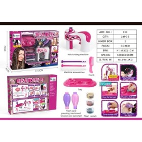 892-1 Outils de coiffure Coiffure Décoration de coiffure Machine à tresser automatique, tresse à trois torsions DIY Kit de tr