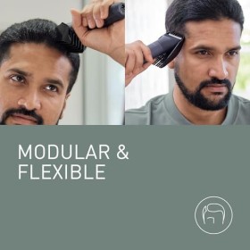 Panasonic ER-CKL3-A301 MULTISHAPE Système Modulaire de Soins Personnels Kit Tondeuse à Cheveux, Unité Principale et Tête Ton