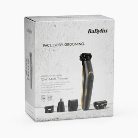 BaByliss - MT987E - Tondeuse multi-usages Graphite Precision 12 en 1- Sans fil - Lame en graphite ultra-durable - Waterproof 