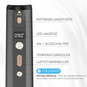 Dripl Airstyler Pro - Multistyler 6 en 1 pour tous les types de cheveux sans dommages causés par la chaleur, sèche-cheveux et