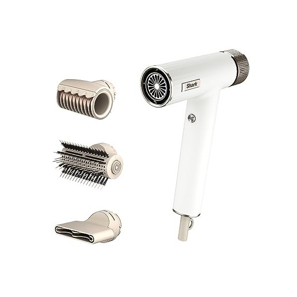 Shark SpeedStyle Sèche-cheveux & Finisseur RapidGloss, pour tous types de cheveux, séchage rapide, sans dommage thermique, io