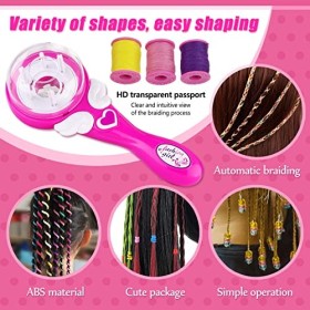 Outil De Tressage De Cheveux, Outil de tressage pour les cheveux tressage tresses, Outils De Tressage De Coiffure Électrique,