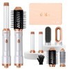Hair Styler brosse à air chaud 6 en 1, Hot Air Brush