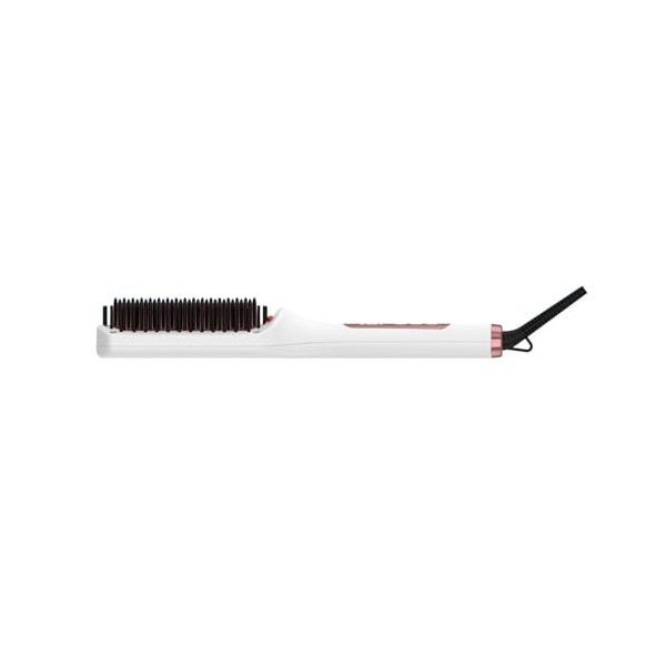 Solac - Brosse Lissante Expert Ion Brush | 65W | Picots 3D Céramique | Ionique | 6 Temp. 130-230ºC | Écran Électronique | Arr