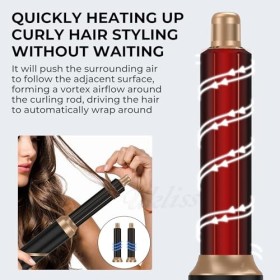 UKLISS 5 en 1 Brosse Soufflante Airstyler Sèche Cheveux Ionique Brosse Chauffante Brushing Sèche-cheveux Ionique Hairstyler, 