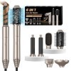 UKLISS 6 en 1 Airstyler & Sèche Cheveux, Brosse Soufflante Ionique Brosse Chauffante Brushing Sèche Cheveux à Air Chaud avec 