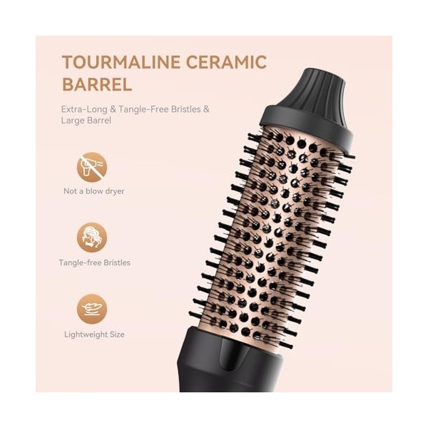 120-200℃ Thermal Brush 38mm 3 en 1 Brosse Thermique