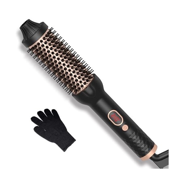 Haarstyling Brosse Chauffante Boucleur a Cheveux, Volumen Haar Kamm Rundbürste