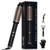 Thermal Brush, Brosse thermique 38mm 3 EN 1, Brosse à friser Affichage LCD 120-200℃, Augmenter le volume des cheveux, Boucles