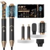 Airstyler 5 en 1 Sèche Cheveux Brosse Soufflante & Ionique Brosse Chauffante Brushing Boucleur a Cheveux Peigne Chauffant Lis