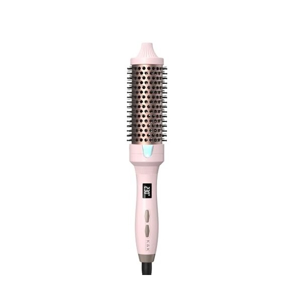 K&K Brosse Thermique à Kératine Thermobürste 45 mm Protège les Cheveux de Fass Heiße Haarbürste Ionisch Glatt Scheinen Volume