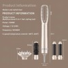 Air styler 5 in 1 Hair Styler Avec 5 Accessoires, ZEBRAMOL 1000w Brosse Soufflante, Seche Cheveux, Fer a Boucler, Brosse Souf
