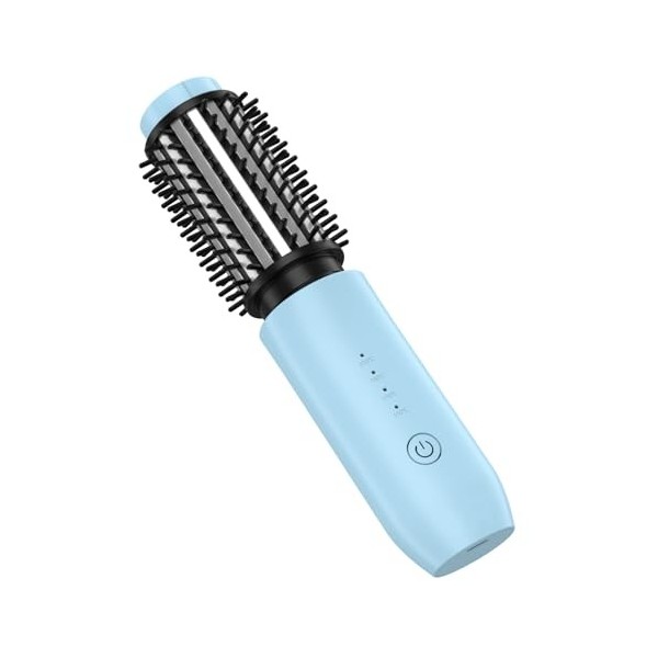 Dricar Brosse Chauffante Sans Fil 3 en 1, Portable Brosse de fer à friser, 200 Millions dions Négatifs Brosse Lissante Pour 
