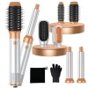 Air styler magic twist cheveux Hair Styler Avec 6 Accessoires, Seche Cheveux, Fer a Boucler, Brosse Soufflante, Brosse Lissan