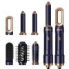 Airbrush 6 en 1, UKLISS Brosse Soufflante avec Boucleur A Air, Airbrush Cheveux, Seche Cheveux Boucleur, Brosse Souflante, Br