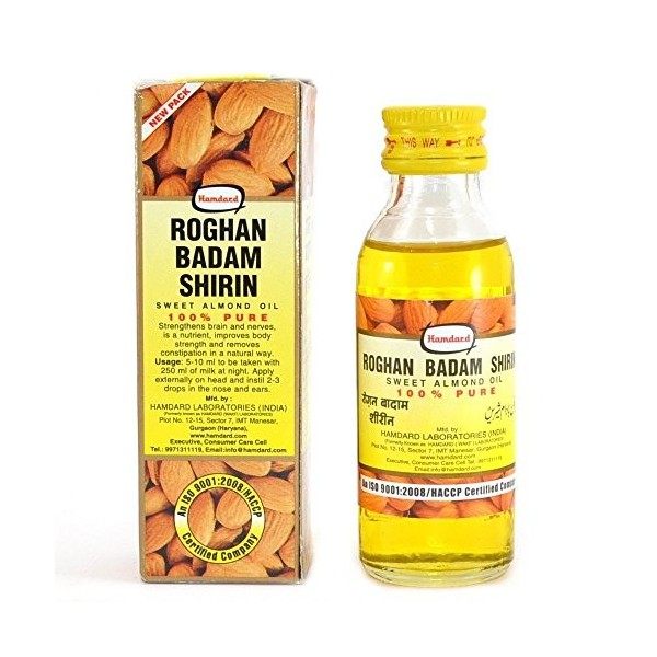 Hamdard Roghan Badam Shirin Sweet Almond Oil -100 ml by Hamdard