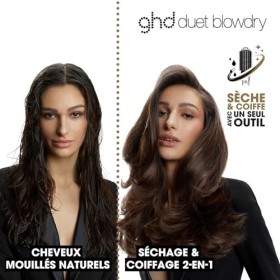 GHD - Duet Blowdry - NOUVEAU - Brosse Soufflante 2-en-1* - Sèche & Coiffe avec 3x plus de volume, sans frisottis, sans dommag