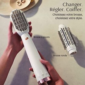 T3 AireBrush Duo Brosse Soufflante avec deux Accessoires Comprend 15 Combinaisons de Réglages de Chaleur et de Vitesse un Com