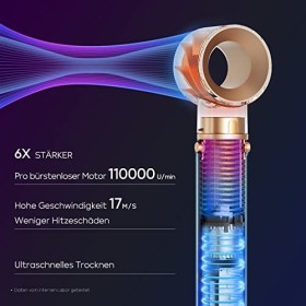 MaxAIR Styler 5 en 1, PARWIN PRO BEAUTY Set de Brosse Sèche-cheveux,