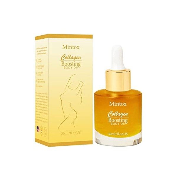 Huile corporelle au collagène raffermissant et raffermissant,30 ml Collagènes de la peau raffermissant Beauté Soins de la pea