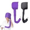 UILYNIU 2 Pcs Noir Violet Casque Seche Cheveux Bonnet Seche Cheveux Bonnet Chauffant Cheveux Soin Casque Chauffant Cheveux Sè