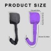 UILYNIU 2 Pcs Noir Violet Casque Seche Cheveux Bonnet Seche Cheveux Bonnet Chauffant Cheveux Soin Casque Chauffant Cheveux Sè