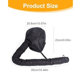 KGDUYC Fixation pour sèche-cheveux,bonnets de séchage pour casque,sèche-cheveux avec bande élastique pour fixation de capuche