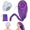 Dzmuero Casque seche cheveux, Bonnet seche cheveux, Casque chauffant cheveux, avec filet pour sèche-cheveux, Capuchon de séch