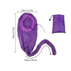 Kellegour Casque de Séchage pour Sèche,Casque Seche Cheveux Réglable Bonnet,Capuchon de Séchage,Capot de Séchage Réglable Por