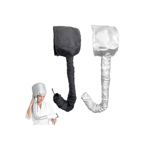 UILYNIU 2 Pièces Casque Seche Cheveux Bonnet Seche Cheveux Bonnet Chauffant Cheveux Soin Casque Chauffant Cheveux Sèche de Ca