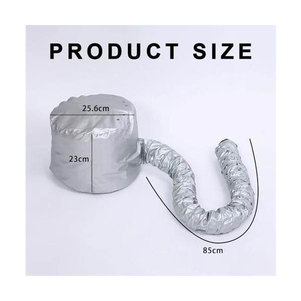 UILYNIU 2 Pièces Casque Seche Cheveux Bonnet Seche Cheveux Bonnet Chauffant Cheveux Soin Casque Chauffant Cheveux Sèche de Ca