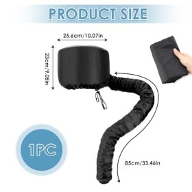 Wonvify Casque de Séchage pour Sèche-Cheveux, Casque Sèche, Sèche de Capot pour le Style de Séchage Curling Conditionnant en 