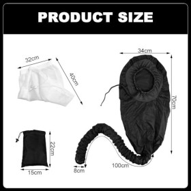 Dzmuero Casque seche cheveux, Bonnet seche cheveux, Casque chauffant cheveux, avec filet pour sèche-cheveux, Capuchon de séch