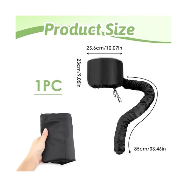 Casque Sèche, Sèche de Capot pour le Style Casque de Séchage pour Sèche-cheveux, Casque pour Séchage Cheveux Accessoire Améli