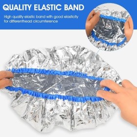 ieron Lot de 6 bonnets de teinture thermique en aluminium pour traitement des cheveux