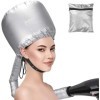 Casque de séchage pour sèche-cheveux élastique fixation au sèche-cheveux gris portable professionnel cheveux bouclés